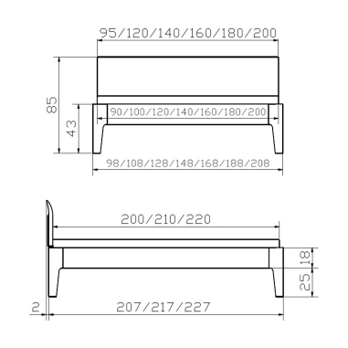 Lit Hasena Condo croquis