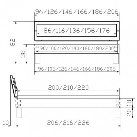 Lit Factory Arona croquis