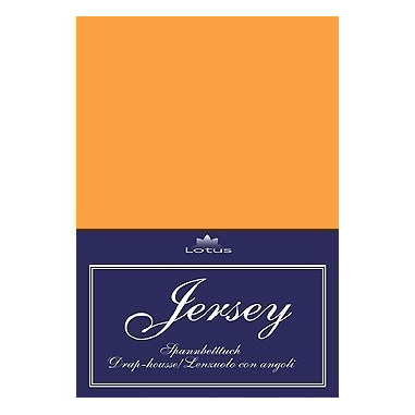 Jersey Fixleintuch orange