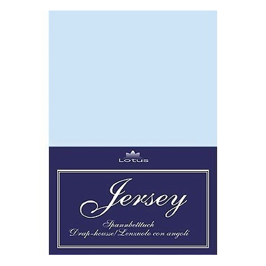 Jersey Fixleintuch hellblau