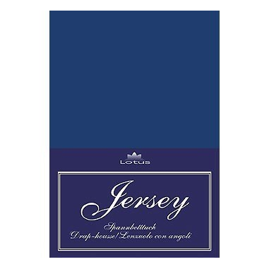 Jersey Fixleintuch dunkelblau