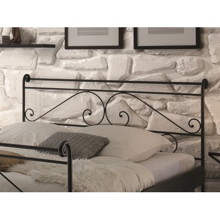 Lit en fer Cerete tête de lit