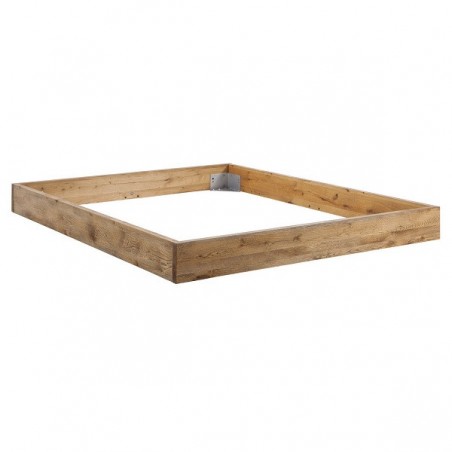Bettgestell Oak-Vintage Wildeiche Vintage natur