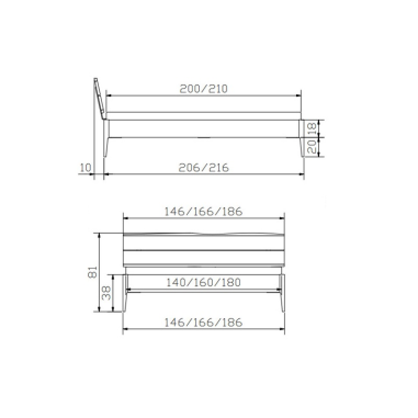 Bett Sabbioni Skizze
