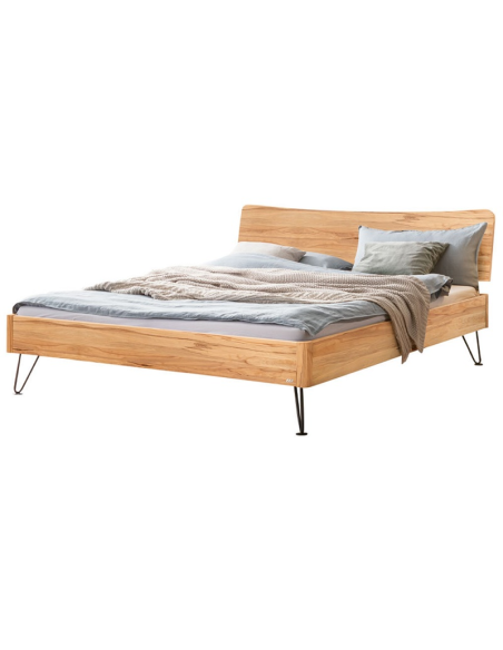 Bett Locarno Wildbuche natur, geölt