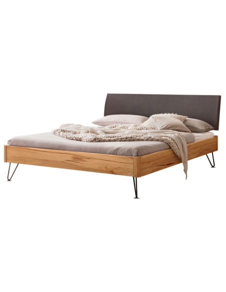 Bett Lugano Wildbuche natur, geölt