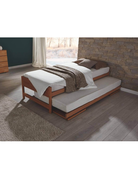 Aufklappbett Lido Buche natur