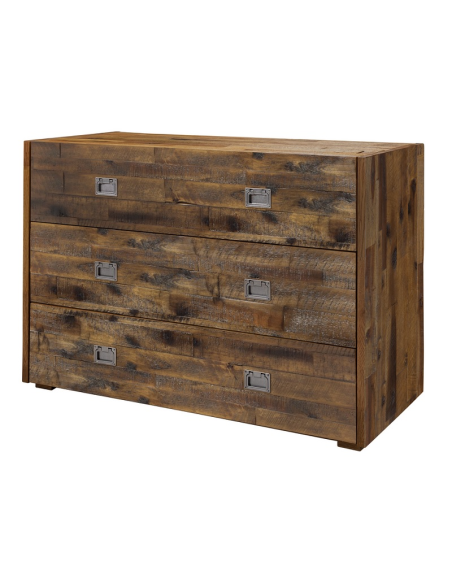 Commode Calino acacia Vintage brown, laqué