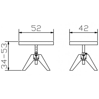 Table de nuit Carpi croquis
