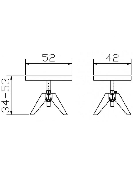 Table de nuit Carpi croquis
