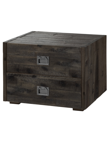 Nachttisch Lica Akazie Vintage grey, lackiert