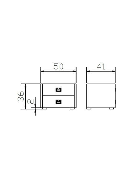 Nachttisch Lica Skizze