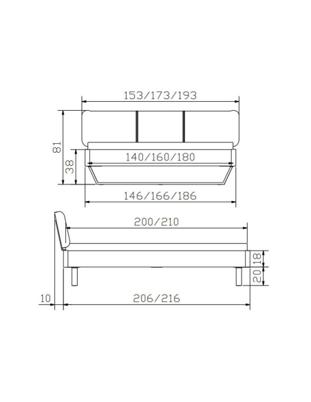 Bett Montieri Skizze