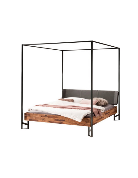 Himmelbett Factory Akazie Vintage brown, lackiert