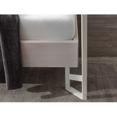 Himmelbett Cielo Füsse Metall weiss