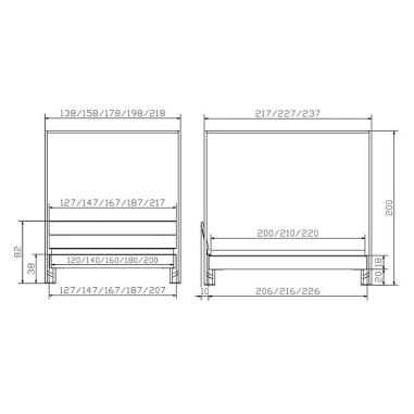 Himmelbett Cielo Skizze