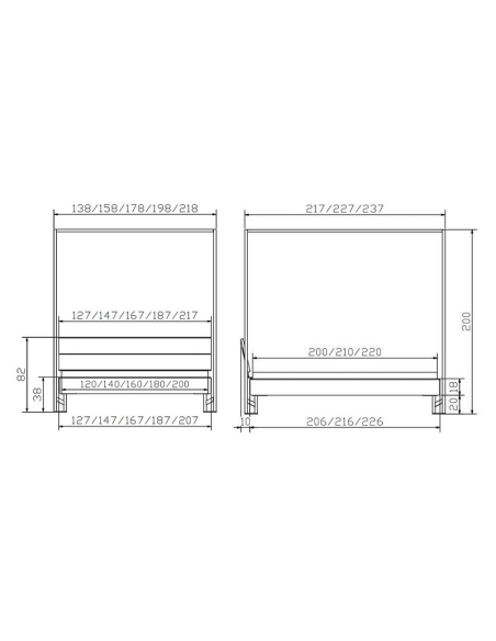 Himmelbett Cielo Skizze