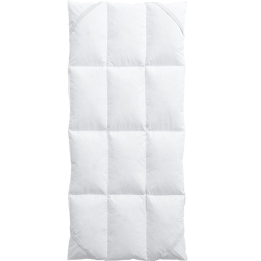 Matratzenauflage Daunen Rückseite