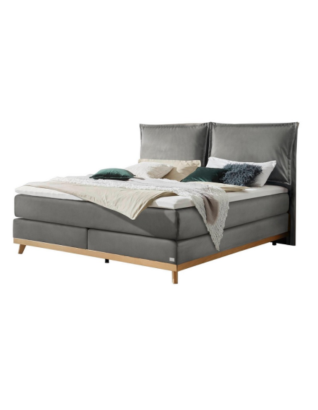 Boxspringbett Imelda Farbe Monet steel