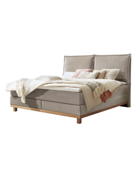 Boxspringbett Zamora Farbe Pace light grey
