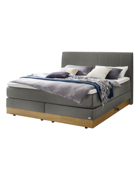 Boxspringbett Pedrosa Farbe Monet steel