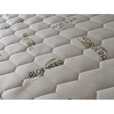 Matelas rond Aloe Vera housse
