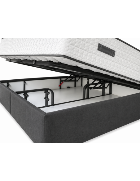 Lit boxspring Lugano avec rangement