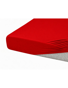 Drap-housse rouge