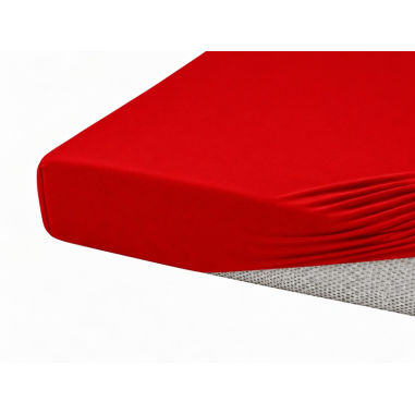 Drap-housse rouge