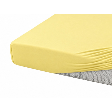 Drap-housse jaune clair