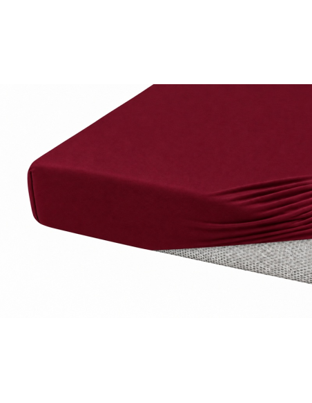 Fixleintuch bordeaux rot