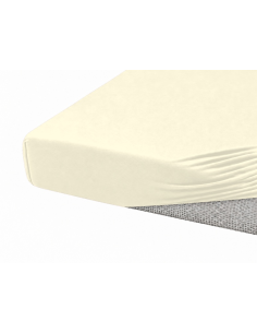 Drap-housse jaune vanille
