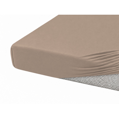 Drap-housse brun