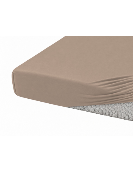 Drap-housse brun
