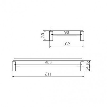 Lit simple Amigo croquis